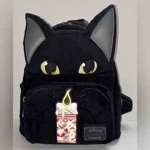 【Lounge Fly】Hocus Pocus Binx Plush Mini Backpack NEW! Loungefly Exclusive Hocus Pocus Binx Plush Mini